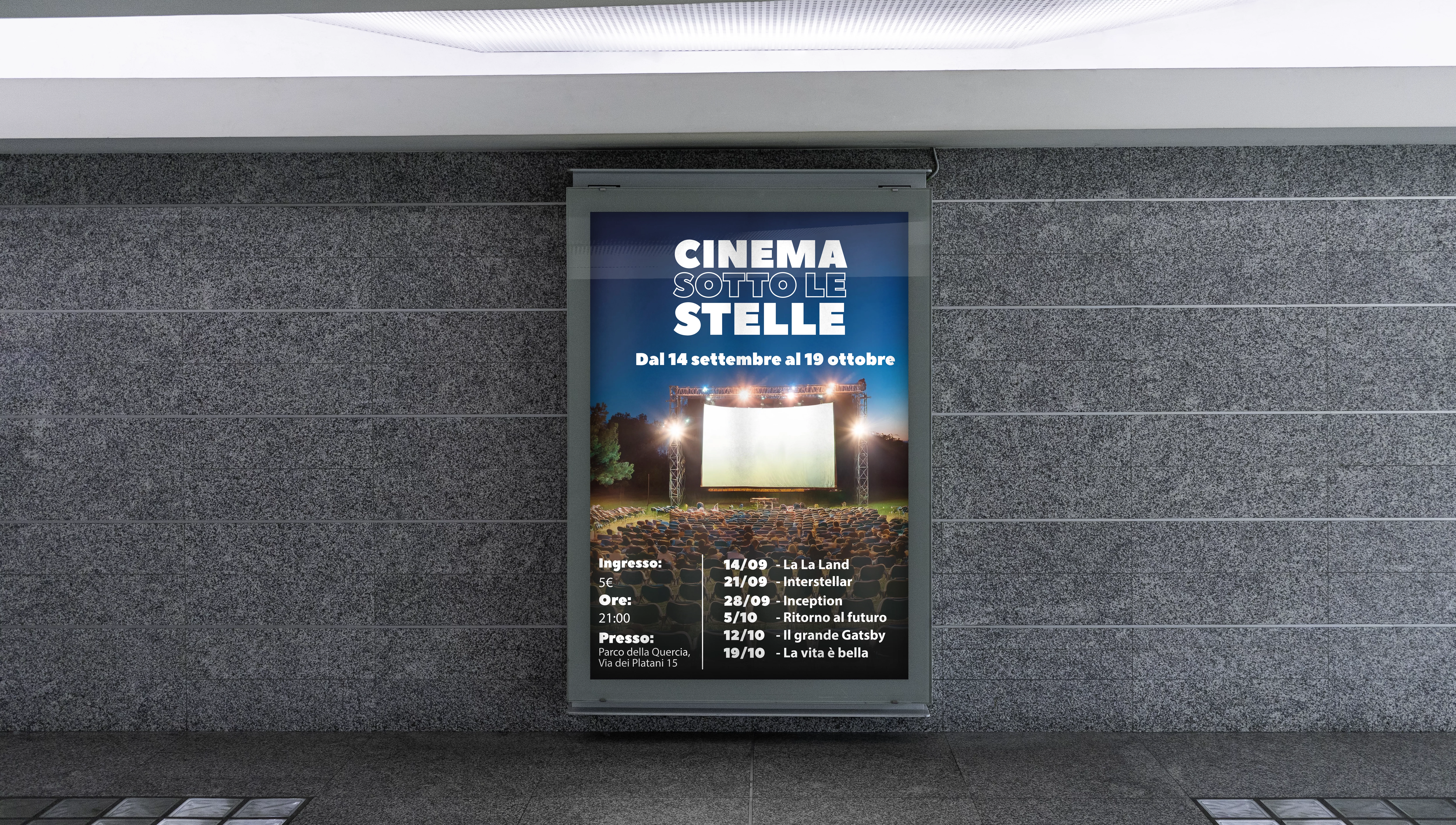 cinema sotto le stelle